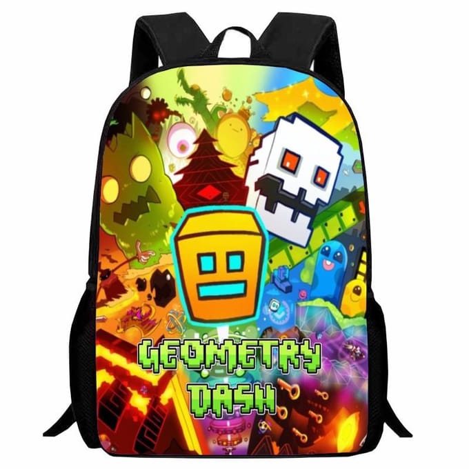 Geometry Dash Student Rugzak Geometry Sprint Rugzak Lichtgewicht 12e Klas Jongens en Meisjes