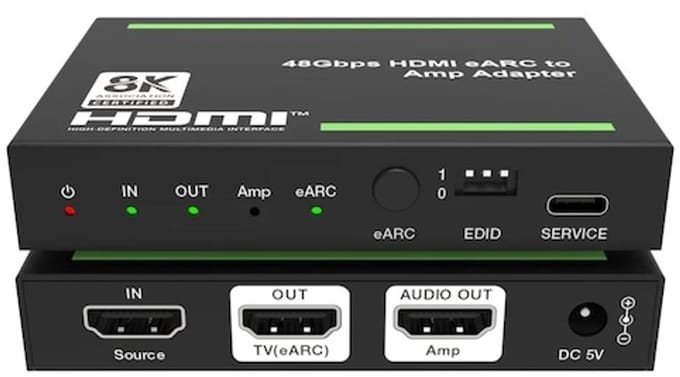 DVDO 8K HDMI 2.1 Audio Extractor met eARC voor AV receivers