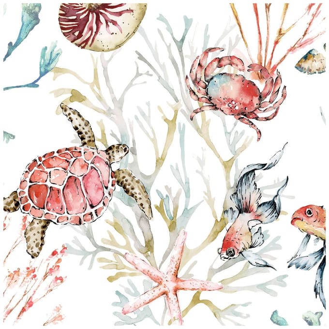Ambiente - Servetten - 33 x 33 cm - Sea Animals