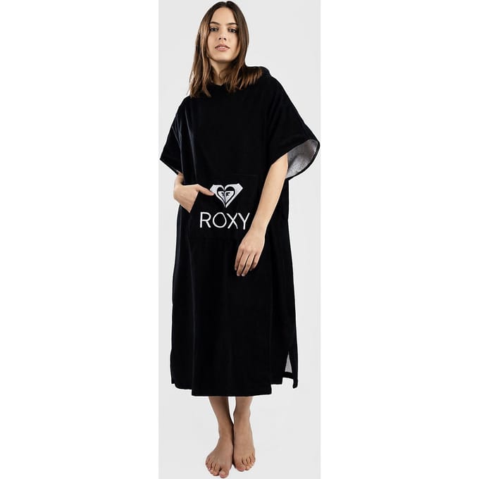Roxy Stay Magical Solid Surf Poncho zwart