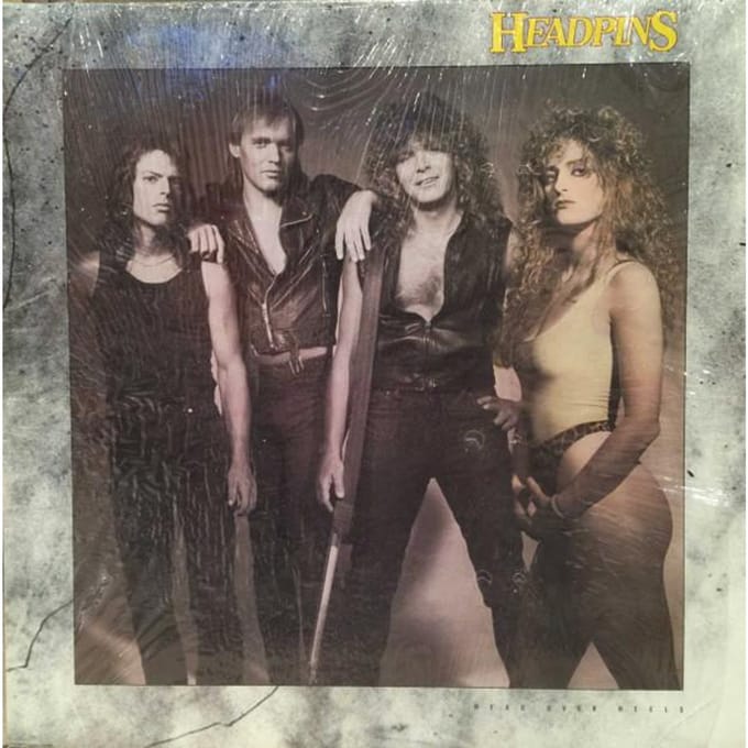 Disque vinyle HEADPINS - Head Over Heels MCA5630 MCA Records 1985 Canada Rock Occasion gray