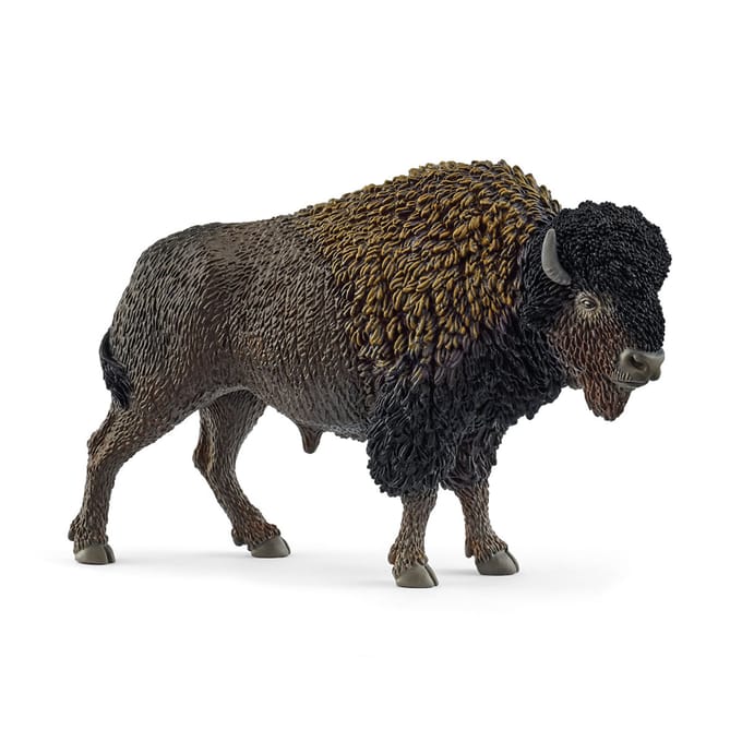 Schleich WILD LIFE bison speelfiguur - multikleur, 5 cm