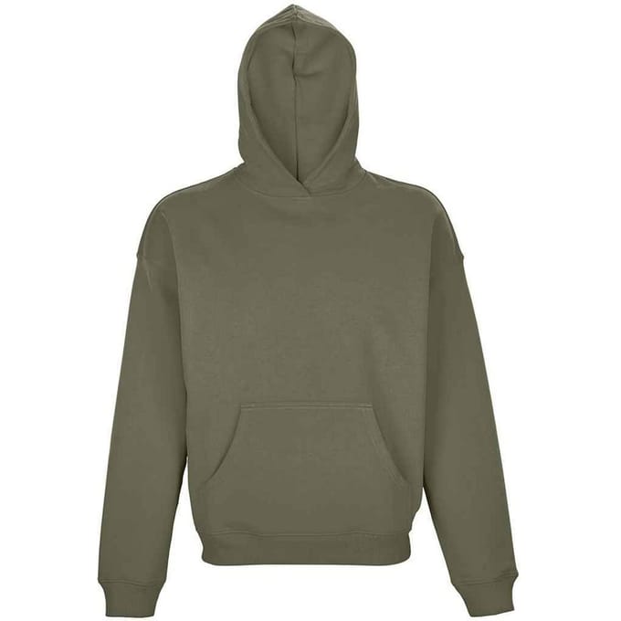 SOLS Uniseks Adult Connor Oversized Hoodie (Khaki)