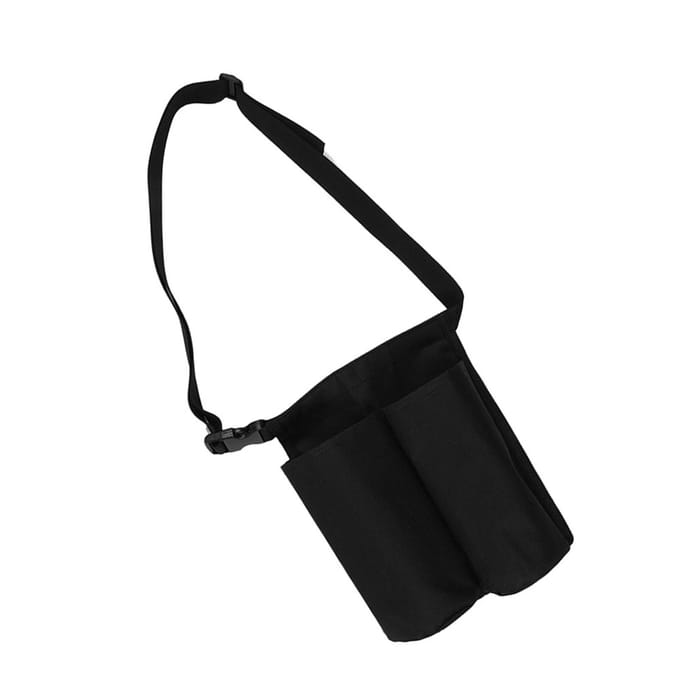 Verstelbare Massagefles Holster Massagelotion Massageolie Taille Hangtas black