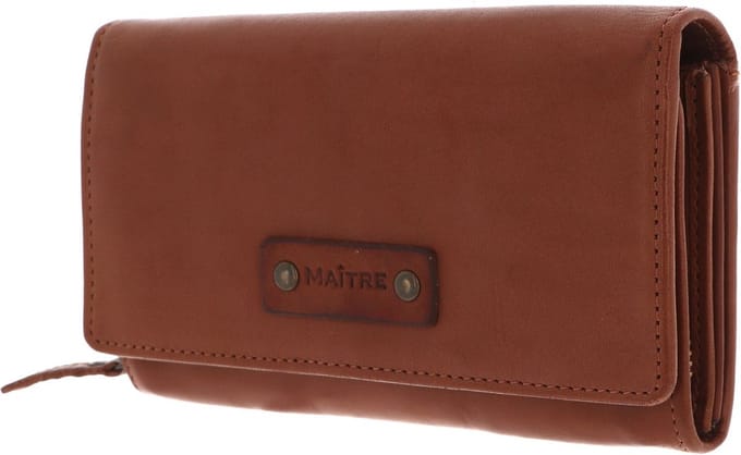 Maître Leren Portemonnee Steinbach Dilara Purse Cognac Bruine