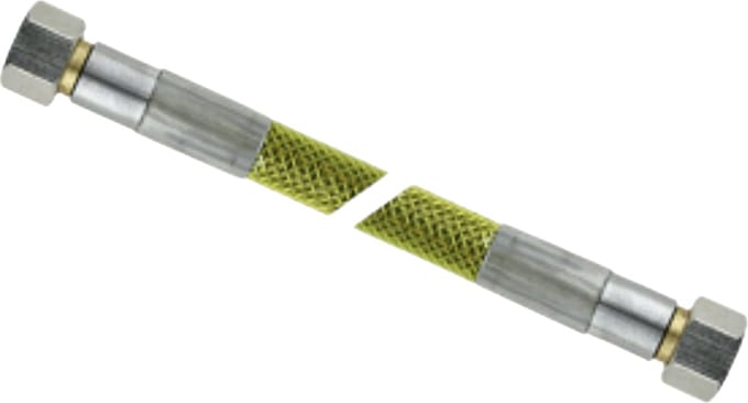 Sanivesk Flexibele Gasslangset RVS M24x1,5 125cm