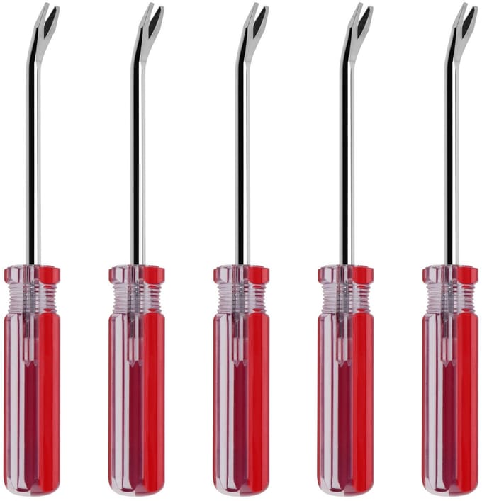 Dailygoods- Tack Puller - 5 Stuks - Koolstofstaal - Nagelverwijderaar