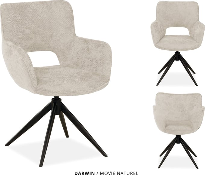 MX Sofa Eetkamer stoel Darwin | kleur: Natural