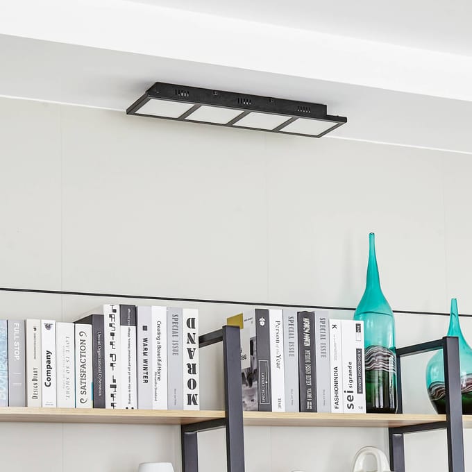 Lindby Raymie LED plafondlamp lengte 56,6 cm RGBW