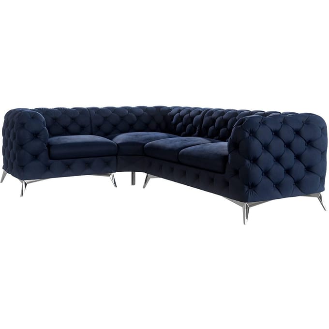 Hoekbank Nora links velvet | Ropez