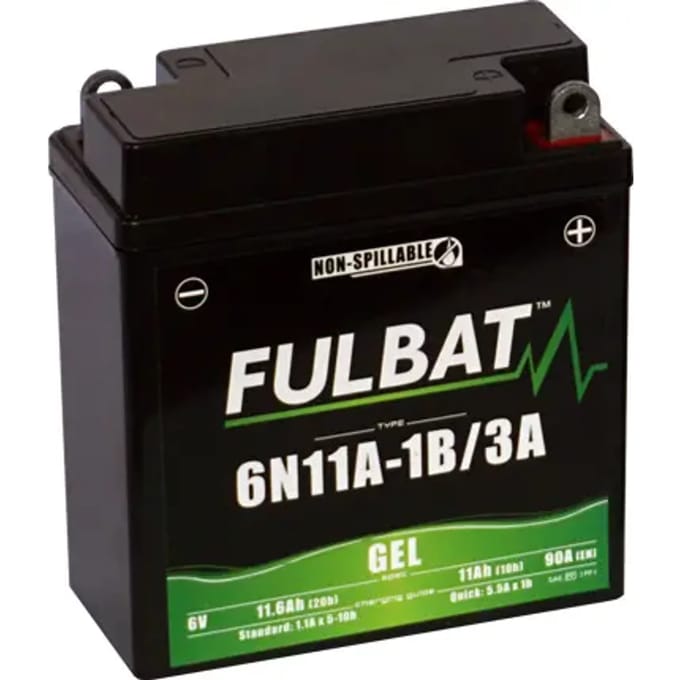 Batterij Fulbat 6N11A-1B/3A Gel