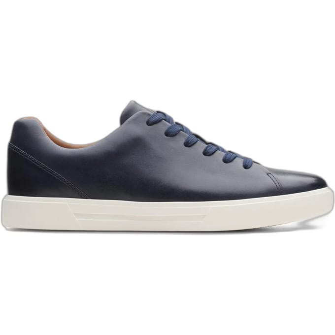 Clarks Un Costa Lace Heren Sneakers - Navy Leather - Maat 44