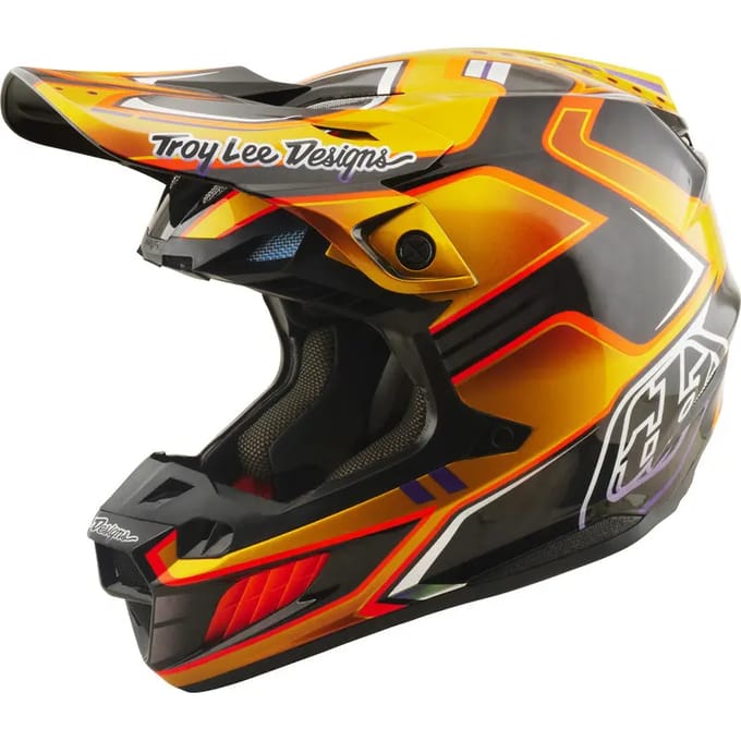 Troy Lee Designs SE5 Carbon MIPS Crest Motocrosshelm -