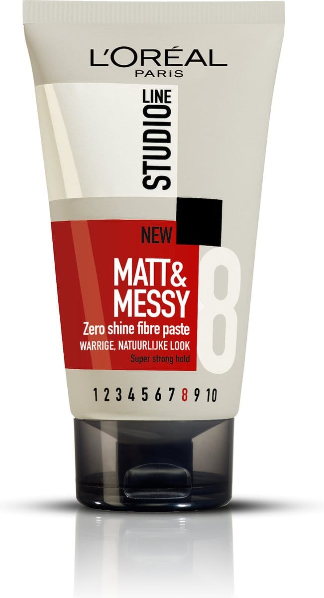 L'Oréal Paris Studio Line Matt & Messy Zero Shine Fibre Paste - 3 x 150ml - Voordeelverpakking