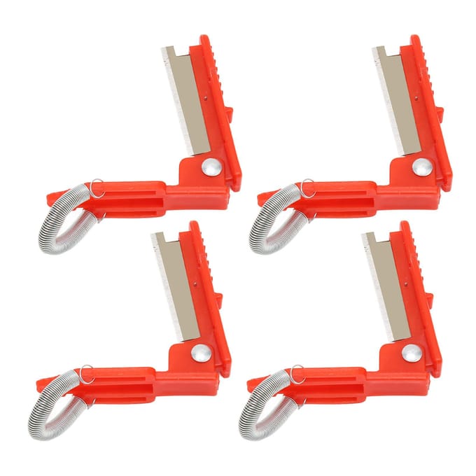 10 stuks Duim Snoeischaar Mes Multifunctioneel Duim Fruitplukapparaat voor Fruit Groente Tuin red