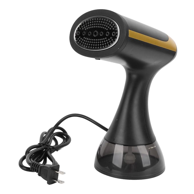 Draagbaar Stoomstrijkijzer 1500W 300ml Inhoud 20 Seconden Snelle Opwarming Strijkmachine Kleding Rimpel black
