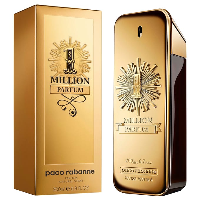 Paco Rabanne 1 Million 200 ml - Parfum Spray - Voor Heren