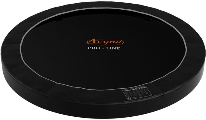 Avyna FlatLevel Trampoline Ø305 cm – Zwart – Rond Ingraafmodel – Luxe Trampoline – Middenmaat