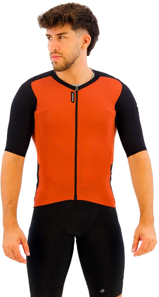 Assos Tactica T5 Korte Mouw Wielertrui Bruin S Man