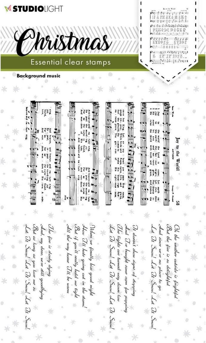 Studio Light Essentials Clear Stamp Christmas Background music