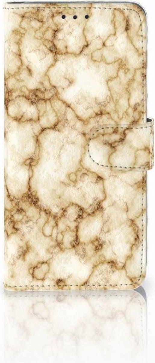 Samsung Galaxy S10 Plus Bookcase Marmer Goud