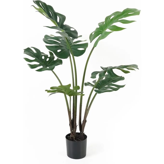 Present Time Kunstplant Monstera - Groen - 70x70x89cm - Modern