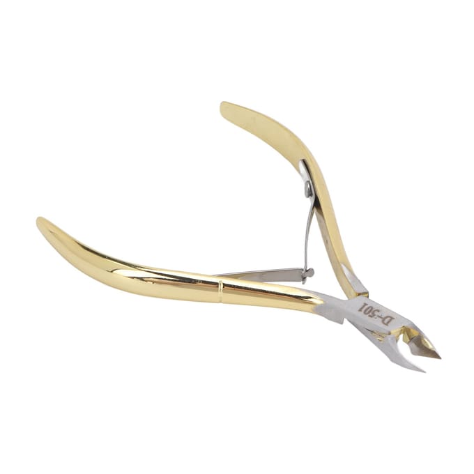 Nagelriemtang Professionele Nagelriemknipper Manicure Tool voor Vingernagels Goud goud