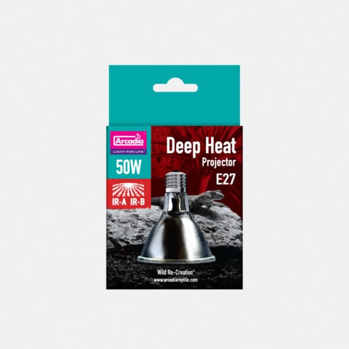 Arcadia Deep Heat projector - Infrarood Verwarming Terrarium 50W