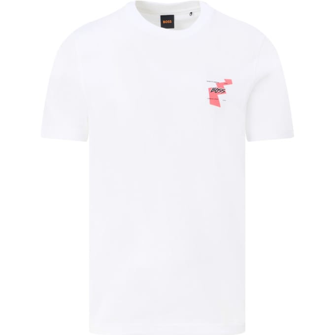 relaxed fit T-shirt van puur katoen model 'MOVEMENT'