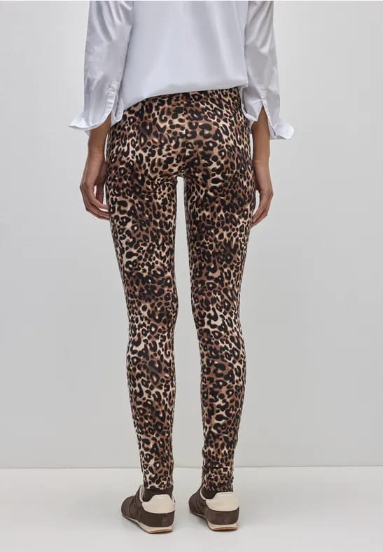 Legging met leopatroon