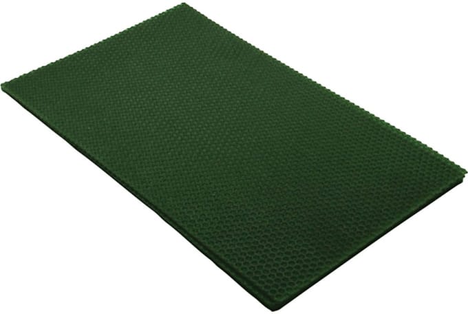 Bijenwas vellen, afm 20x33 cm, dikte 2 mm, groen, 1stuk