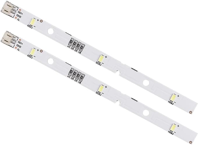 LED strips koelkast - Koelkastverlichting - Koelkast verlichten - Brede compatibiliteit - 2 stuks - Koud wit