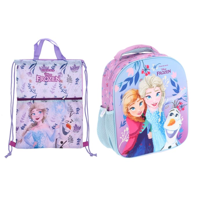 Frozen tassenset; rugzak en gymtas