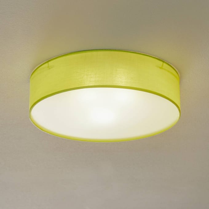 ORION Groene textiel plafondlamp Jitendra