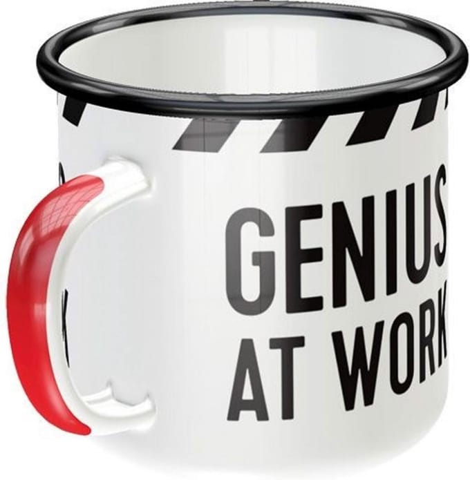 Emaille Mok Genius At Work