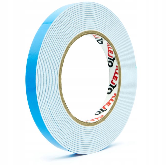 Sterke Dubbelzijdige Schuimtape 1,5mm Wit - 12mm x 5m
