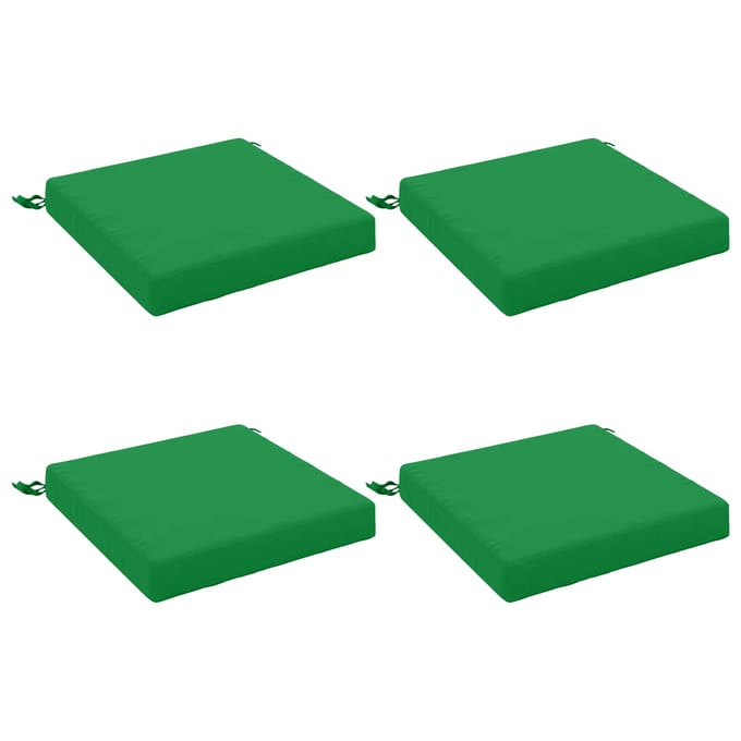 vidaXL - 4-Piece - Zitkussens - SOEST - 4 - st - 100% - Polyester - Groen