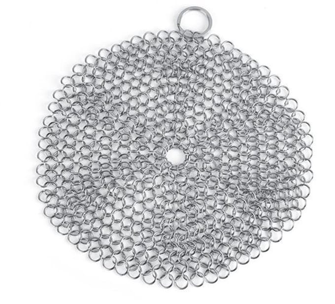 Shopcentral - Cast Iron Pan Cleaner - Kettingborstel - Veilig en