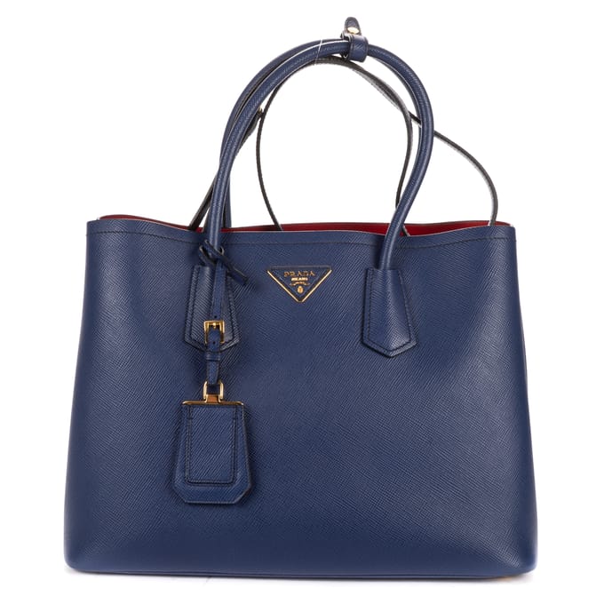 Cuir Double Handle Tote   Schoudertas