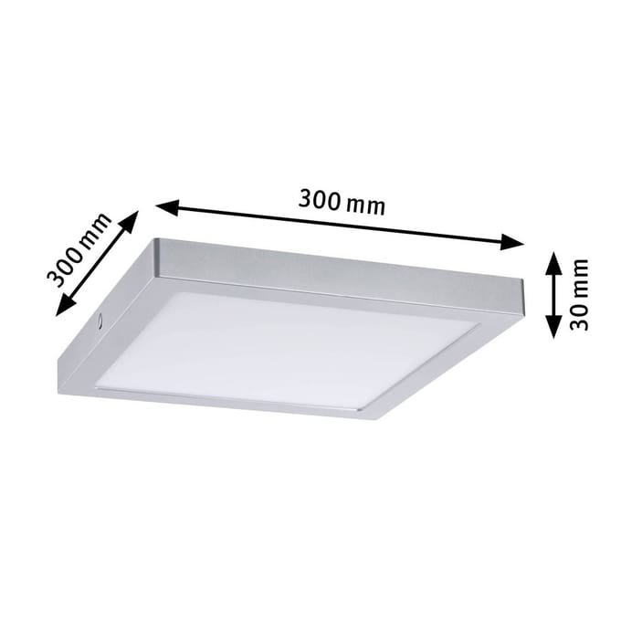 Paulmann 71024 Abia LED-plafondlamp LED LED vast ingebouwd 22 W Chroom (mat)