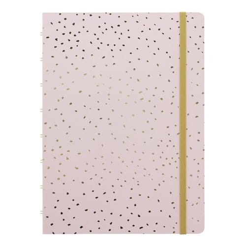 Filofax notitieboekje a5 navulbaar - confetti rose quartz