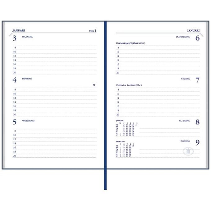 Ryam Zakagenda 2027 - Atlantic BLAUW Zachte Kaft (8cm x 12cm)