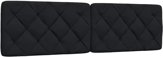 Hoofdbord Kussen - Bed Hoofdkussen - Bed Comfort - Zachte Vulling - 180 cm - Zwart