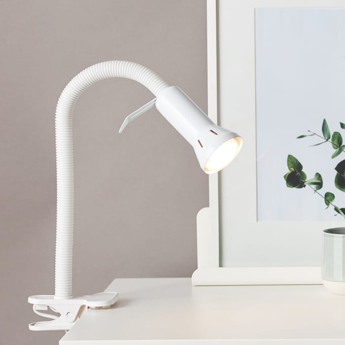 Brilliant Antony Klemlamp Spaarlamp E14 40 W Wit