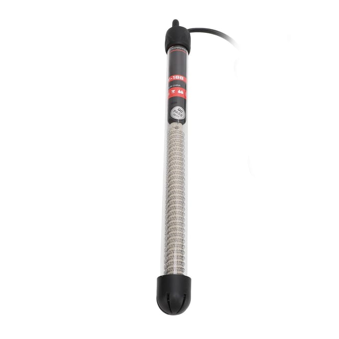 Dompelbaar Aquariumverwarmingselement Automatische Constante Temperatuur Glas Instelbaar Vis Tank Verwarmer met 2 black