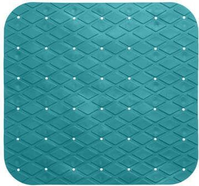 Douchemat - Turquoise - Blauw - Antislipmat 55 x 55 cm - Badmat - Antislip - 5five