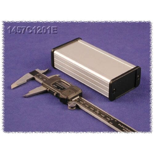 Hammond Electronics 1457C1201E Universele behuizing 120 x 59 x 31 Aluminium Natuur 1 stuk(s)
