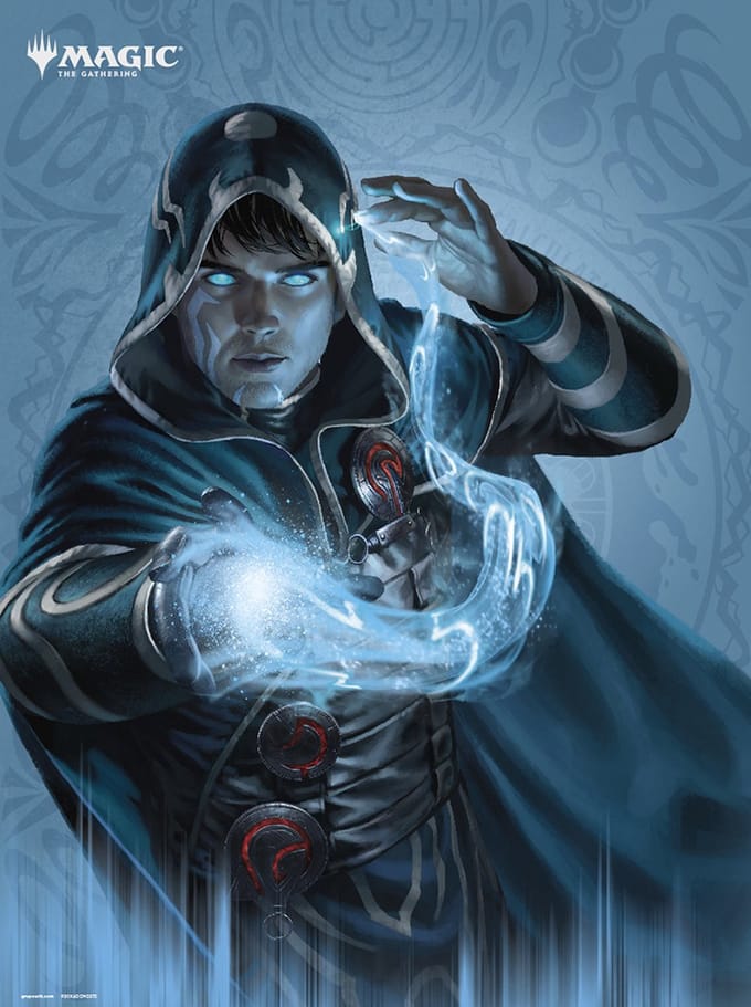 MAGIC THE GATHERING JACE - Art Collector Print 30x40 cm
