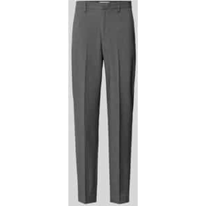 Slim fit stoffen broek met viscose-aandeel