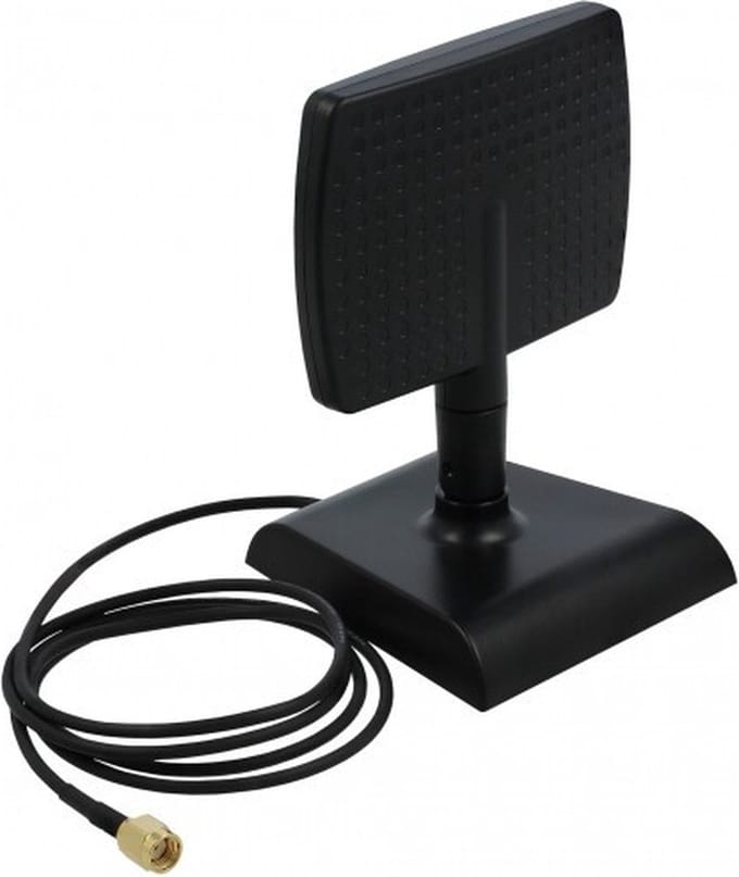Wlan WiFi 6 antenne RP -SMA -plug 4 - 6 DBI Directioneel met magnetische basis met kantelverbinding